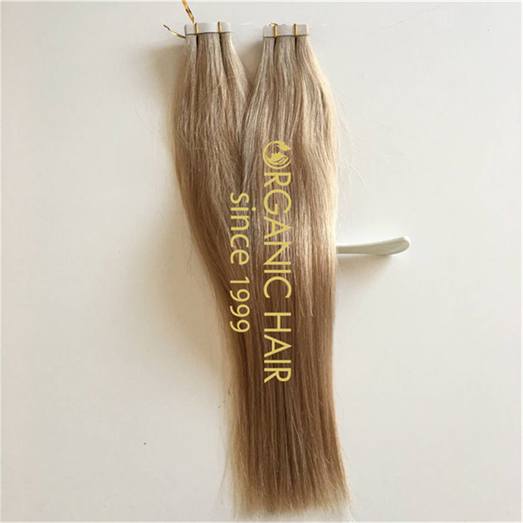 Wholesale 100% human hair tape in hair extensions,remy hair extensions in Chinese factory R18
